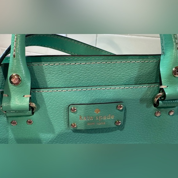 Kate Spade Aqua Satchel and Wallet - Picture 3 of 9